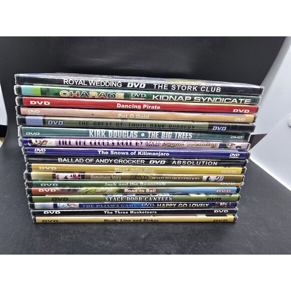 Lot of 17 New Sealed Classics DVDs Slimline Cases Royal Wedding 3 Musketeers++++ - Picture 1 of 13